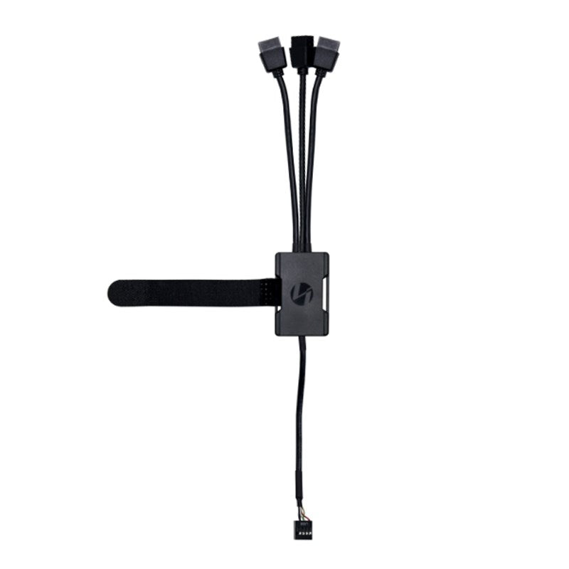 LIAN LI USB 2.0 Hub, 1 to 3 Hub, Supports UNI Fan Series Controller LIAN LI USB 2.0 Hub, 1 to 3 Hub, Supports UNI Fan Series Controller
